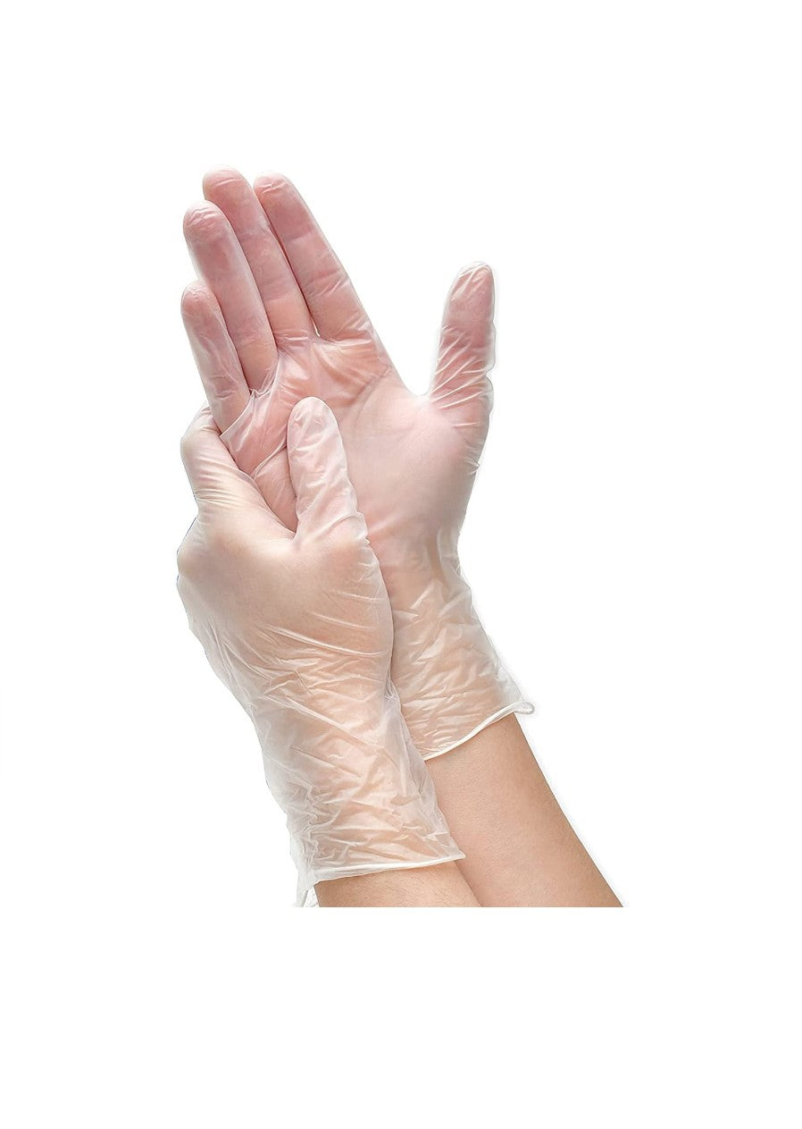 Clear Vinyl Examination Gloves / White Vinyl Gloves